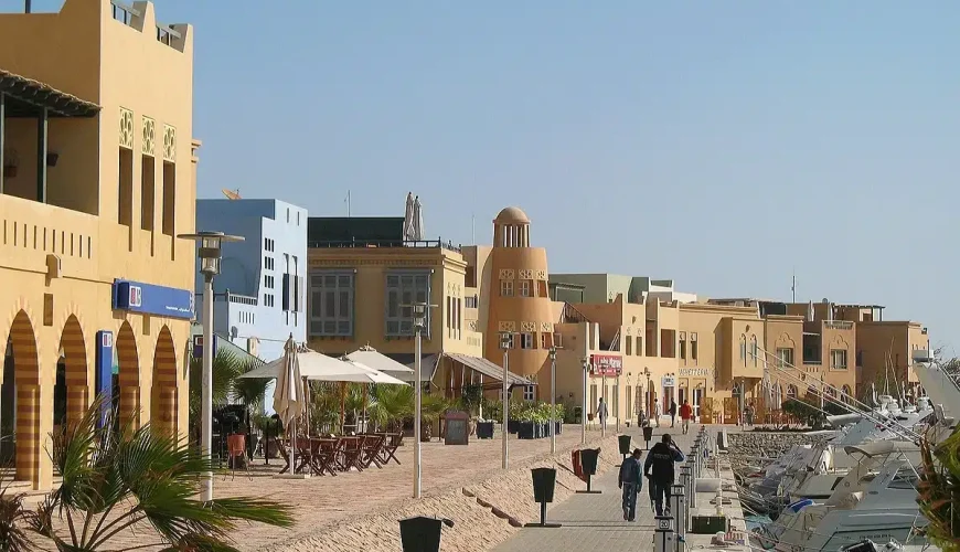 El Gouna Lagunenfahrt - Panoramablick auf die Lagunen von El Gouna