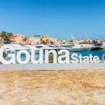 Hurghada Ausflüge ab El Gouna - Panoramablick auf das Rote Meer bei Sonnenuntergang