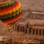 Luxor Ausflug ohne Massentourismus - Blick auf den Nil bei Sonnenuntergang