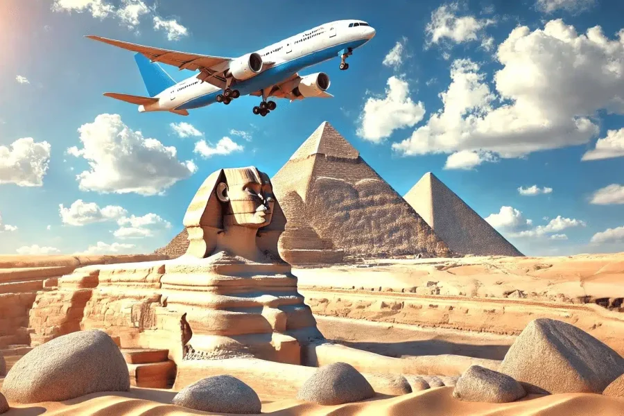 kairo tagesausflug mit dem flugzeug ab Hurghada