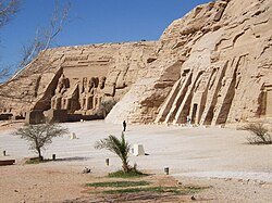 Abu Simbel Ausflug von Hurghada - Blick auf die Großen Tempel