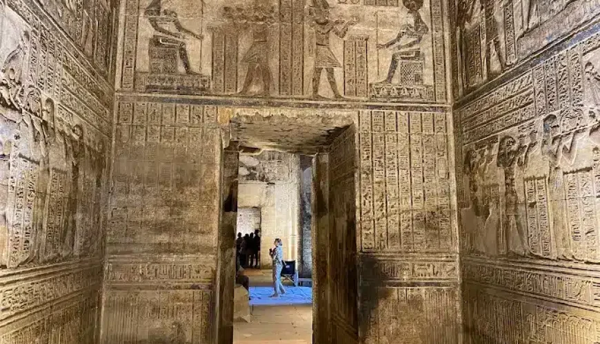 Abydos Tempel Ausflug Hurghada - Blick auf den Sethos I. Tempel